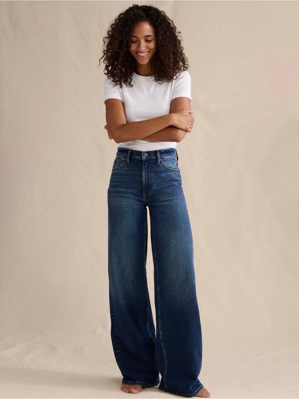 Banana Republic The Icon Classic Wide Leg Jean
